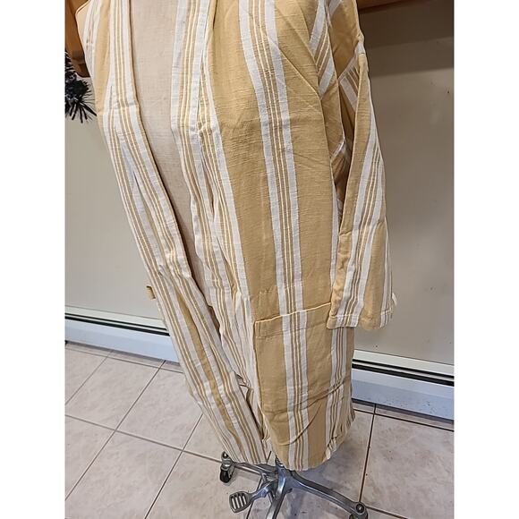 Eileen Fisher Women's Organic Cotton Kimono Jacket OS One Size Longline Coastal - Picture 3 of 10